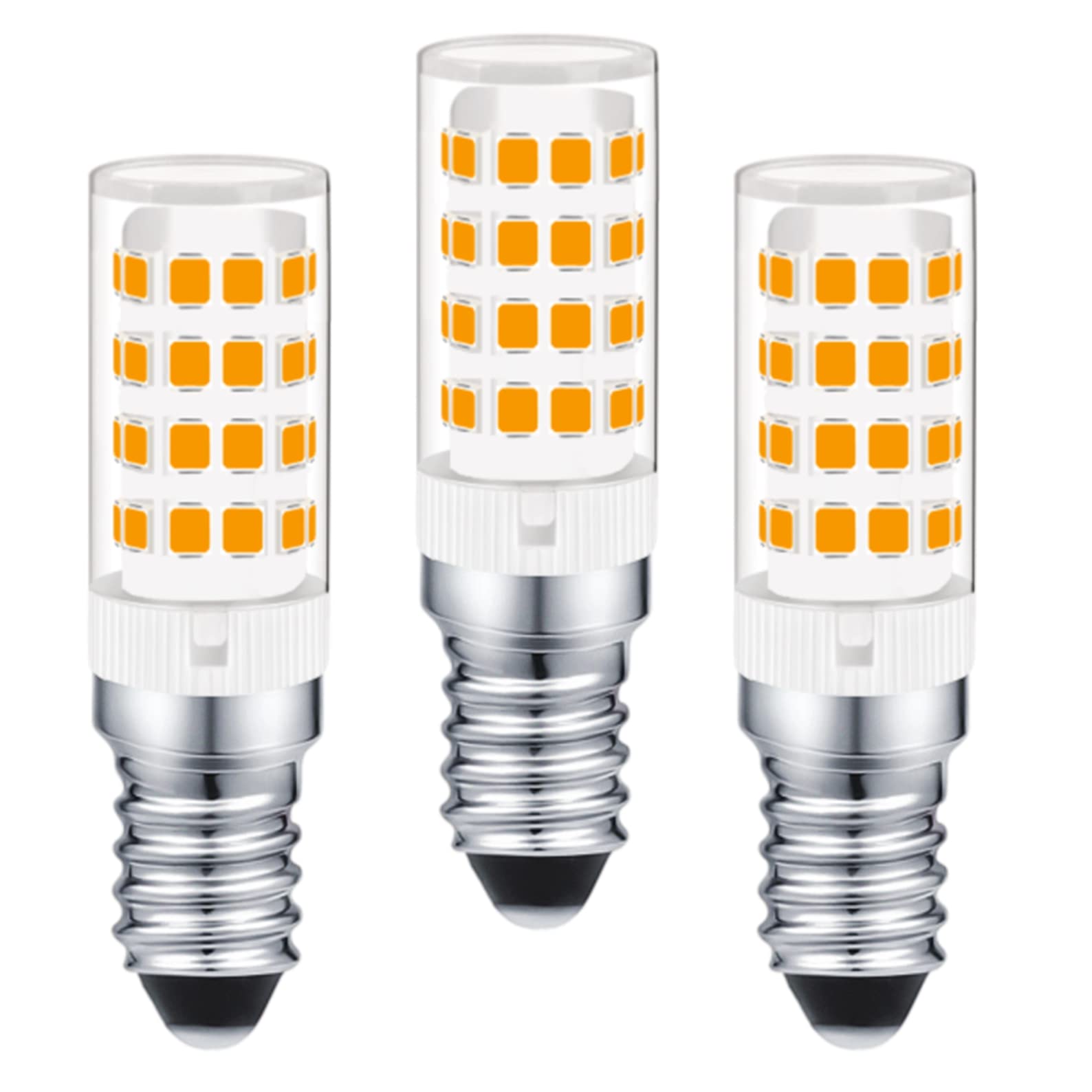 WYAANCCW E14 LED Bulb Dimmable 5W E14 Warm White LED Lampen, 2700K Small Edison Screw LED Corn Light Bulbs, Replace Halogen LED Light Bulb, 3 Pack