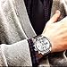 SONGDU Mens Fashion Business Casual Multifunction Chronograph Quartz Wrist Watch Leather Band – Brown