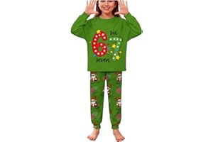 Girls Boys Christmas Outfits Two-Piece Kids 67 Meme Clothing Set Funny Ugly Christmas Sweater Lounge Sweatshirt and Pants