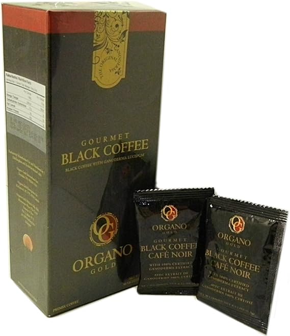 12 Caja de Organo Gold Gourmet Ganoderma - Negro Café (30 sachets): Amazon.es: Hogar