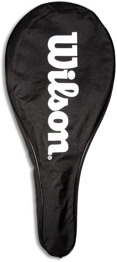 Wilson Tennis Racket Case Bag Black with White Logo 1 Racket Backpack Straps