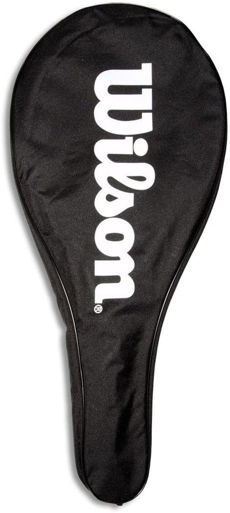 Wilson Tennis Racket Case Bag Black with White Logo 1 Racket Backpack Straps