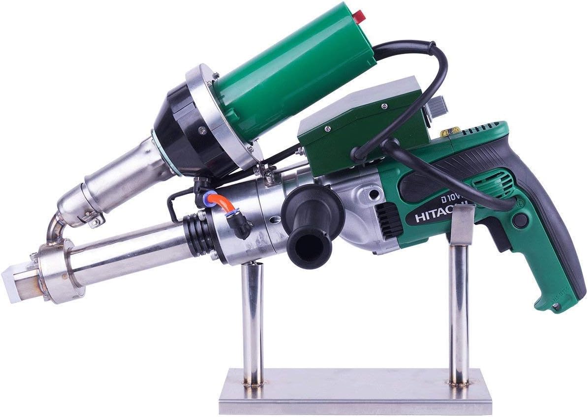 Hand Extrusion Welder Gun Plastic Handheld Extruder Welding Gun PP HDPE LDPE Pipe Welding Machine (220V Extruder)