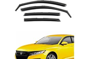 AEROGUYS Extra Durable Window Deflectors in-Channel Window Visors Rain Guards Fit for Honda Accord 2018-2022, Sun Visors, Wind Vent Visors, Window Vent Shades, Exterior Car Accessories - 4 pcs. AG0234