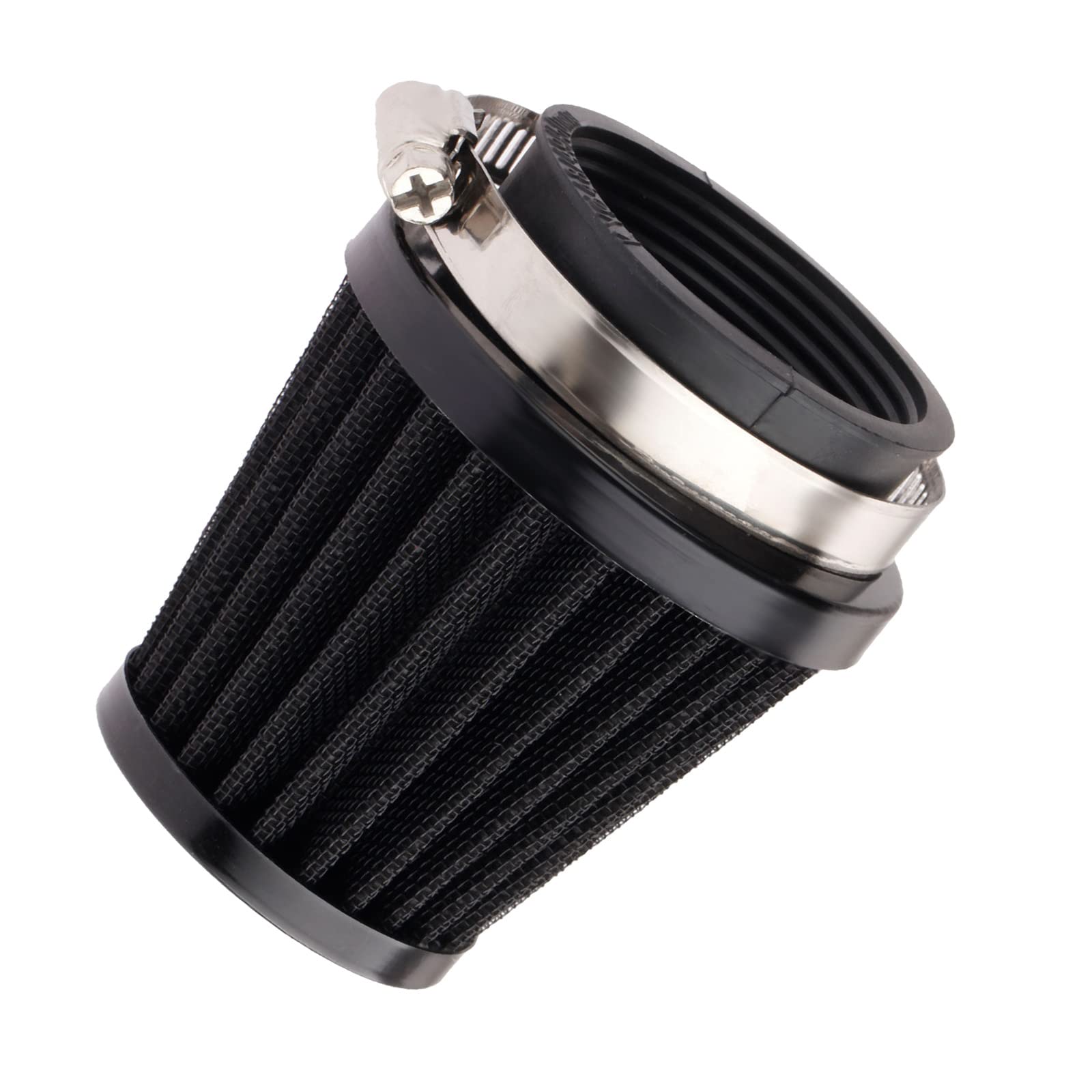 Mtsooning Cone Air Filter Car 50mm Cold Air Intake Filter Cleaner Pod Replacement for Motorcycle ATV Dirt Pit Bike Go Kart 50-110cc