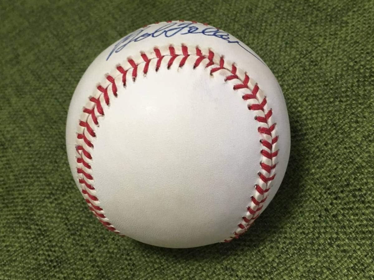 Amazon 野球殿堂266勝 火の玉投手ボブ フェラー直筆サインボール Psa証明イチロー 大谷翔平 おもちゃ おもちゃ