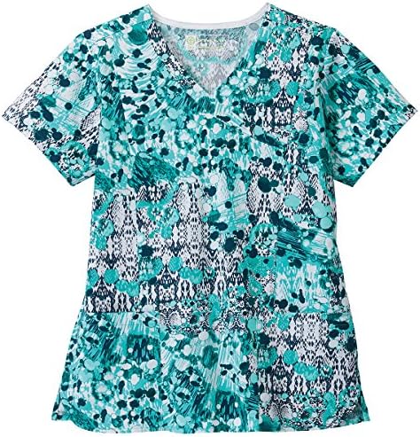 Bio Prints Ladies Mock Wrap Top