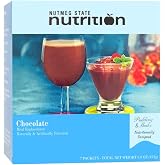 Nutmeg State Nutrition - Pudding or Shake, Low Calories, 15g Protein, Low Fat, 7 Servings Per Box (Chocolate)