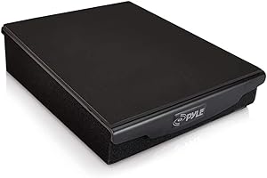 Pyle Speaker Isolation Pad - 10.4 x 13 x 2.8 inches - Acoustic Noise Isolation Platform - Foam Riser Recoil Stabilizer with Rubber Base for Studio Monitor, Subwoofer, Loudspeaker - PSIO6