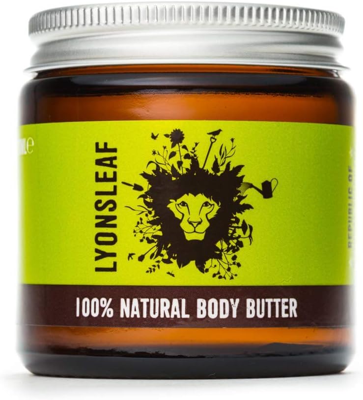 Lyonsleaf 100% Natural Body Butter with 95% Organic Tropical Oils for all over moisturising, 120 ml (Pack of 1)