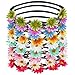 eBoot Lady Girl Headbands Multicolor Daisy Flower Crown Floral Garland for Festival Wedding Party, 9 Pieces