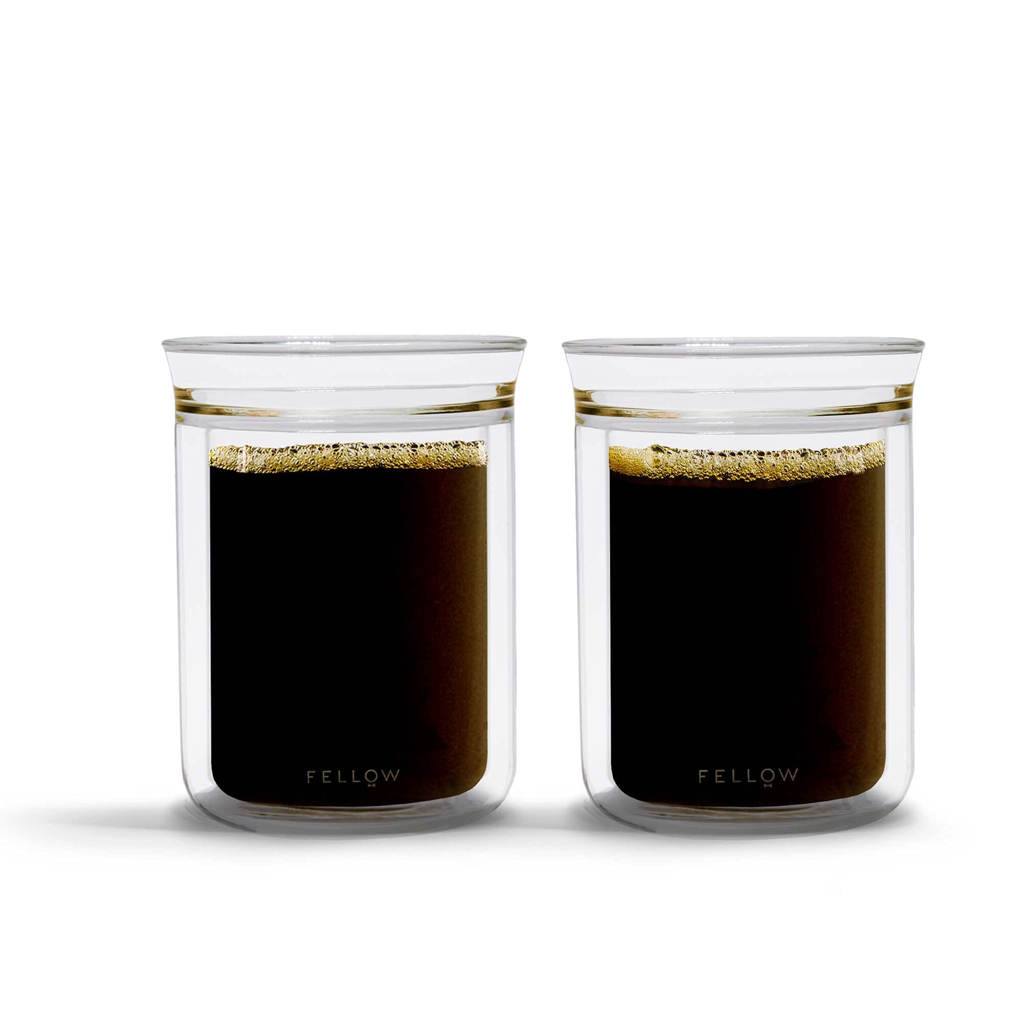 Fellow Stagg Tasting Glasses for Coffee and Tea with Handblown Borosilicate Glass, 10 oz (Set of 2) Clear