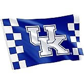 Desert Cactus University of Kentucky UK Flag - 3 x 5 Feet Wildcats Banner, Indoor/Outdoor Durable Fabric, 100% Polyester Design (Style A)