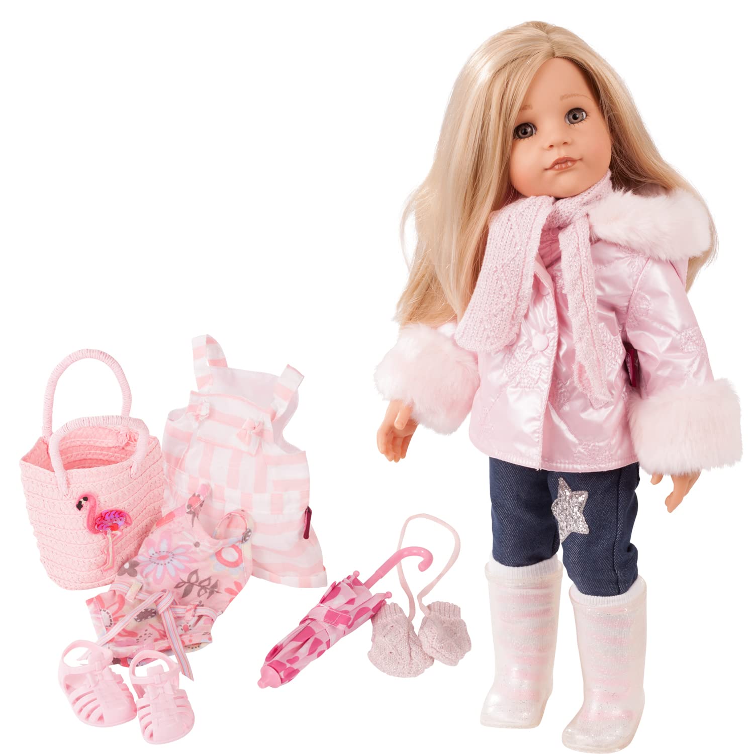Gotz 1959093 Hannah All Year Round - 50 cm Standing-Doll With Blonde Hair And Stone-Grey Eyes - Suitable Agegroup 3+