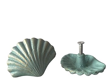 Amazon Com Coastal Home 2 Pc Clam Shell Drawer Pull Set One Size