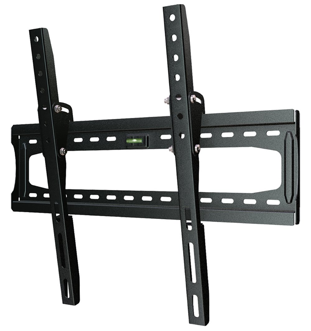 Ross PLBR32 BK Flat to Wall TV Wall Mount Bracket with Tilt for 32-50 inch LCD/Plasma Monitor - Black