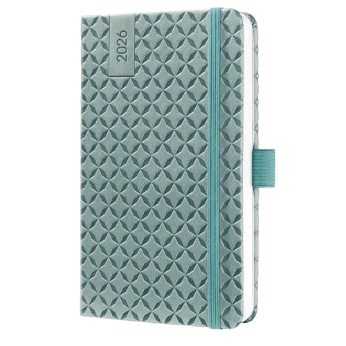 SIGEL J6132 Weekly planner Jolie 2026-1 year - approx. A6 - Ocean Blue - 2 pages = 1 week - hardcover - 80 gsm - ocean blue - 174 p. - FSC-certified