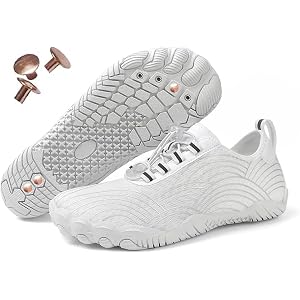 Titype Grounding Shoes with Copper, Barefoot Shoes Women Men, Wide Toe Box Hiking Barefoot Womens, Non-Slip Comfortable Breat