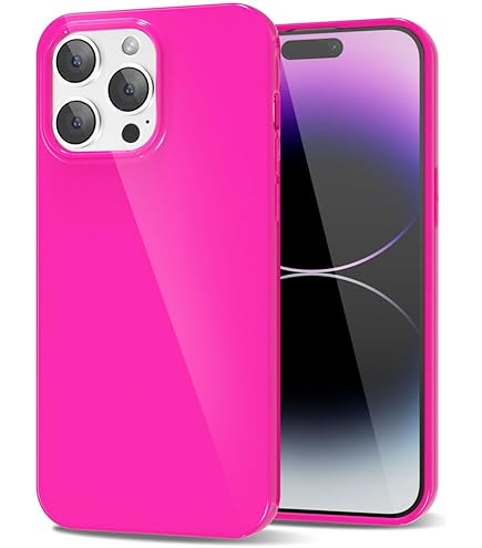 Amazon.com: NYCPrimeTech Neon Pink Case w/Bumper Edge for iPhone