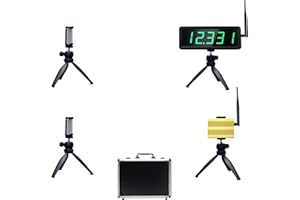 YZ Battery Powered Wireless Laser Timer for Sprints Race Clock Racing Timer Stopwatch Electronic Bike Speed Training Skating 