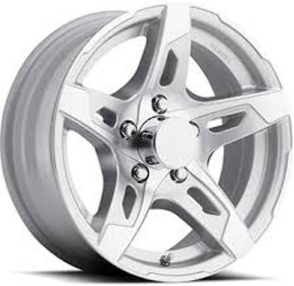 15" TRAILER STOCK UTILITY 5 LUG 5 SPOKE ALUMINUM WHEEL RIM T10-56545SM