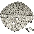 CYSKY 6/7/8/9/10/11/12 Speed Bike Chain 116 Links Steel High Strength Bike Derailleur Chains for 6/7/8/9/11/12-Gear Road Mountain Bicycle Compatible with Shimano/KMC/Campagnolo/SRAM