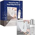 SUNGBOON EDITOR Deep Collagen Boost Set | Collagen Face Mask & Serum for Face, Real collagen 2,160,000ppb, Volufiline, Glass Skin, Skin Elasticity, Volumizing, Korean Skin Care, 37gx4ea & 1.01fl.oz