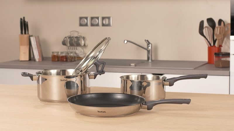 g7130214 Dailycook Pfanne, 37,5 x 21,4 x 7,8 cm, Edelstahl