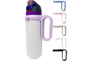 ONE MISSIONX Bottle Handle for Owala FreeSip 24oz 32oz 40oz – Strong Plastic Water Bottle Holder, Durable Easy Carry Accessory for Running, Jogging, Gym, Hiking, and Drinking While Driving & More