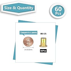 60Pcs Kadrick M8 Rivet Nuts（M5 M6 M8#6#8#10