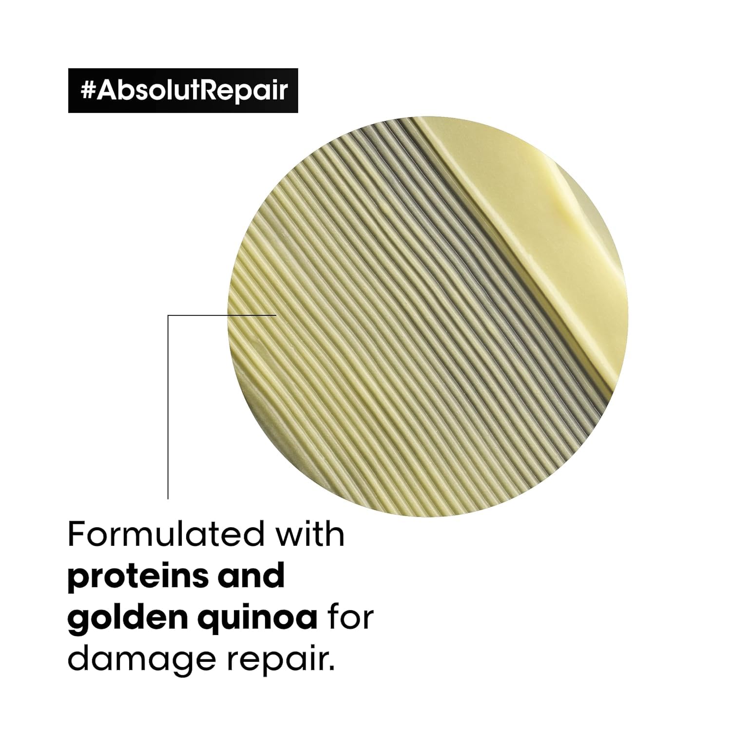 L'Oréal Professionnel Paris Absolut Repair Golden Mask - Repairs Damage & Provides Shine For Fine to Medium, Dry, & Damaged Hair