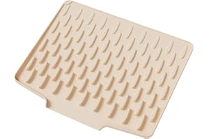 Premium Kitchen Drainage Pad for Quick Drying Multipurpose Sloped Silicone Base Drying Mat for Home Use Nonslip Sloped Draina