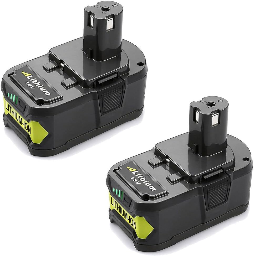 2x Tool Battery for RYOBI One + 18 V 4.0 Ah Lithium Ion RB18L40 18 V/4000 mAh Replaces Ryobi BPL 1815 BPS, BPP-1820 One + BPL-1820G BPL18151 BPL1820 P102 P103 P104, P107 R18I 0 battery Compressor ZRP 813 Bid 1801 M