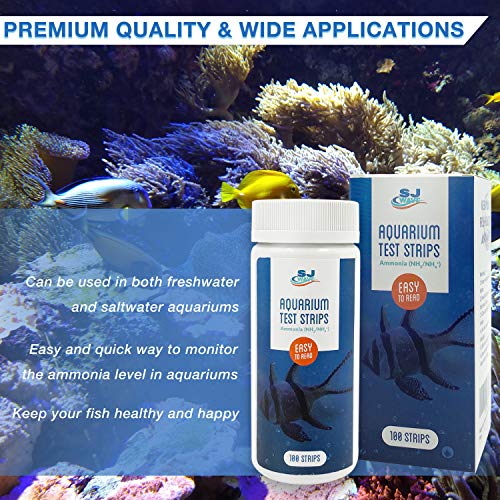 Aquarium Ammonia Test Strips Fast and Accurate Water Quality Ammonia