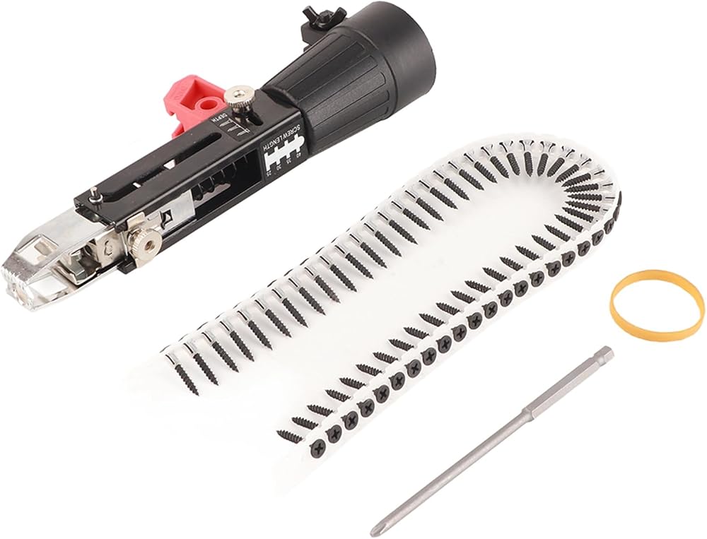 Ausla Automatic Screw Chain Adapter Electric Drill Attachment Adjustable Length