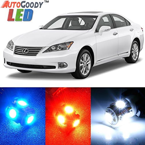 AutoGoody Premium Interior Xenon White LED Lights Package Upgrade for Lexus ES330 / ES350 (2004-2012) + Install Tool Kit