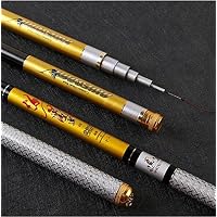ZFF Fishing Rod High Carbon 28 Tone Superhard Non-slip Handle 3.6/4.5/5.4/6.3/7.2 Meters (Size : 5.4m)