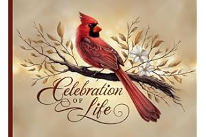 Celebration of Life Guest Book: A simple yet elegant GuestBook for Funeral and Memorial Services | Space for 300 visitors + S