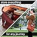 Baggallini Everywhere Bagg - Hobo Crossbody Bag for Women with RFID Wristlet – Water-resistant Travel Bag