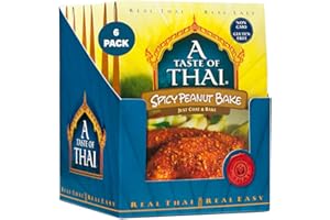 A Taste of Thai Spicy Peanut Bake – Authentic Thai Seasoned Coating Mix for Chicken, Fish & Pork – Gluten-Free & Non-GMO – Sweet & Spicy Peanut Crust – Bake, Air Fry or Grill – 3.5 oz (Pack of 6)