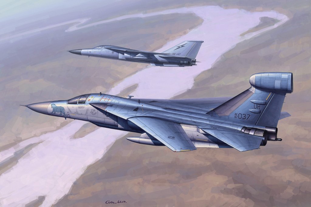 Hobbyboss 1:48 Scale EF-111 Raven Assembly Kit, Navy