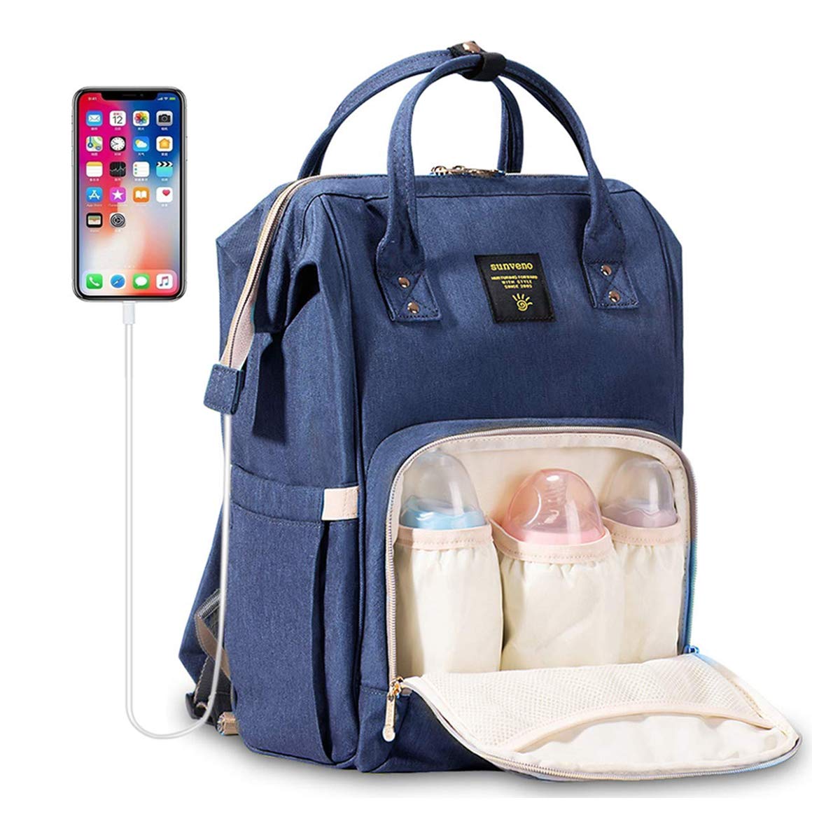 Diaper Bag Backpack SUNVENO Multi 