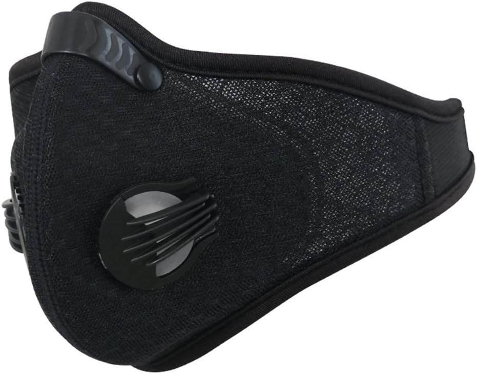 EDTara Cycling Masks Dustproof Activated Carbon Filtration Mask Sports Mesh Half Face Cover