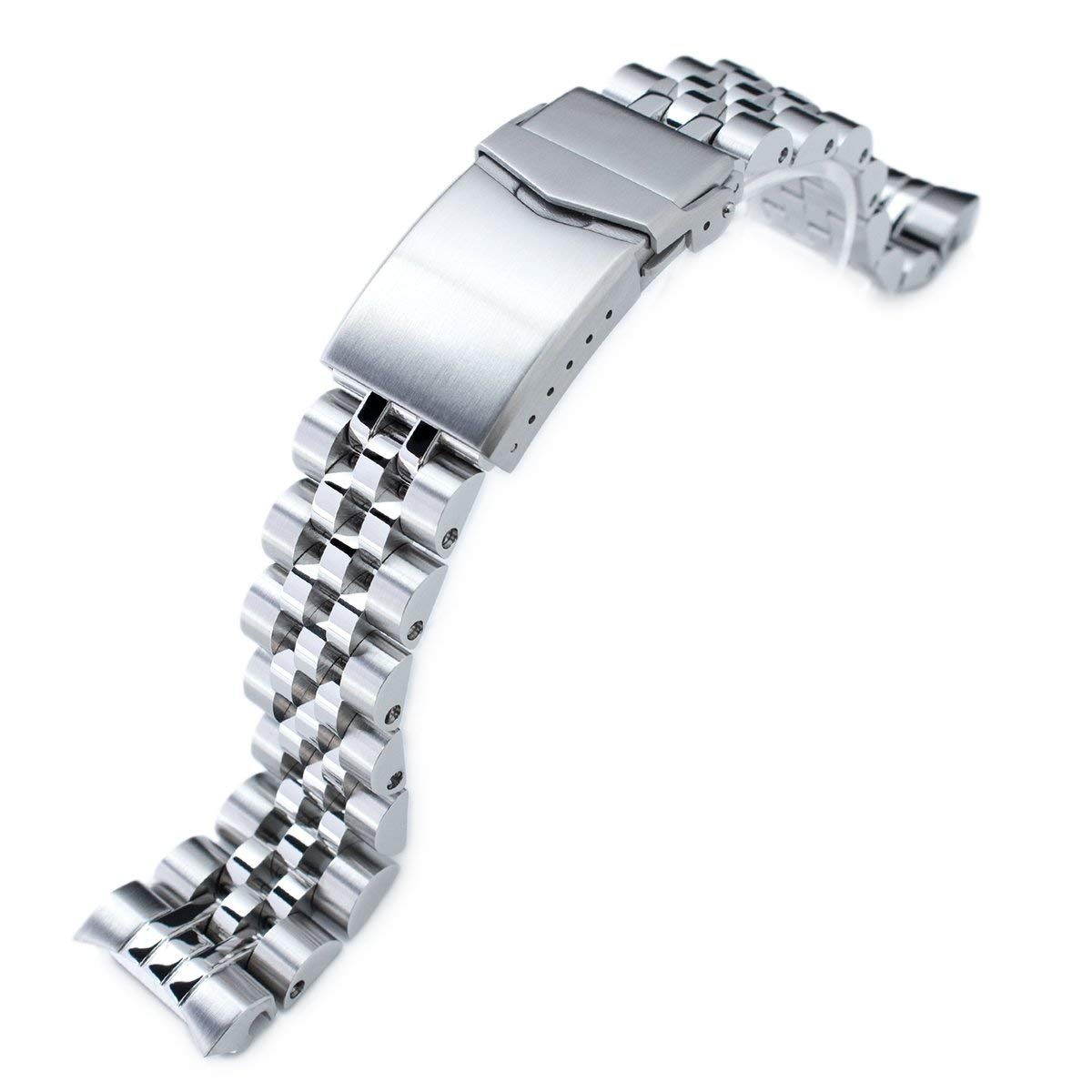 MiLTAT 20mm Watch Band for Seiko MM300 SBDX001 SBDX003 SBDX017, Angus-J Screw-Links