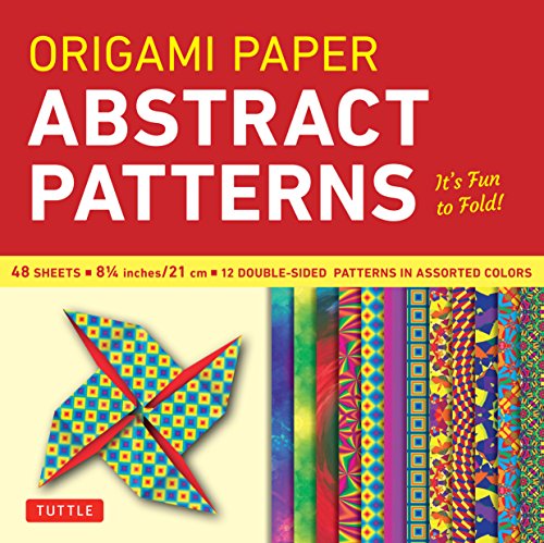 Origami Paper - Abstract Patterns - 8 1/4-48 Sheets: Tuttle Origami Paper: High-Quality Large Origami Sheets Printed with 12 Different Designs: Instructions for 6 Projects Included