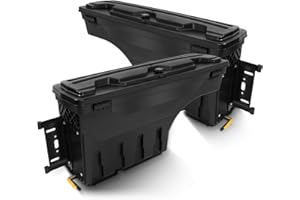 AINTIER Left Driver Side Right Passenger Side Truck Bed Tool Box Compatible For Chevrolet Silverado 1500 2007-2018, For Chevrolet Silverado 1500 LD 2019