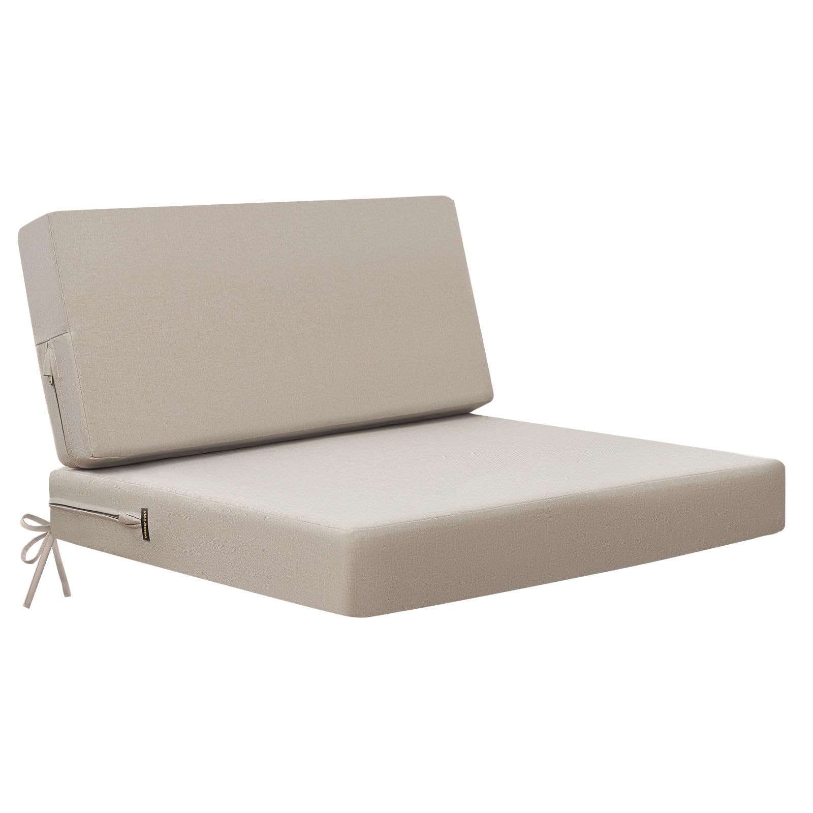 Photo 1 of idee-home Outdoor Cushions for Patio Furniture, Outdoor Seat Cushion, Waterproof Couch Hampton Bay Deep Seat Replacement Chair Cushions for Garden Lawn Deck Backyard, 26.5 x 26.5