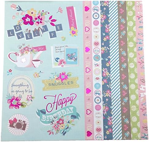 Inxens Happy Birthday Paper Pad Scrapbooking for Photo Album DIY