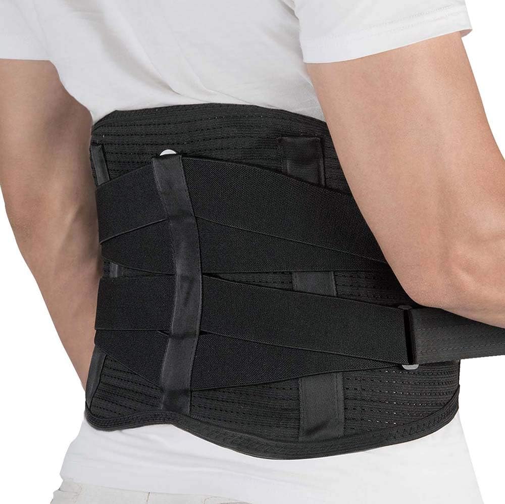 Tora Gear Lower Back Brace (Large/X-Large) | Back Support Brace| Back Support Belt for Lower Back Pain, Sciatica, Herniated Disc, Injury Recovery | Back Brace for Women and Men