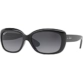 Ray-Ban RB4101 Jackie Ohh Square Sunglasses for Men for Women | In Havana, Transparent Violet &amp; Transparent Blue. Polarized options available. Lightweight durable frame.